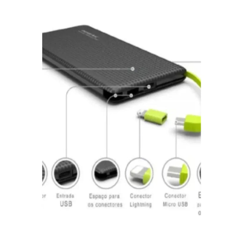 Carregador Portátil Externo Powerbank 5000mah Universal Original