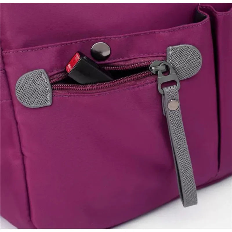 Bolsa Feminina Impermeável Nylon Ombro Transversal