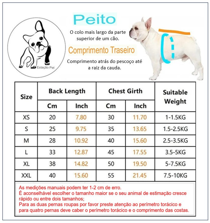 Casaco para Pets – Conforto e Estilo para Seu Amigo Peludo