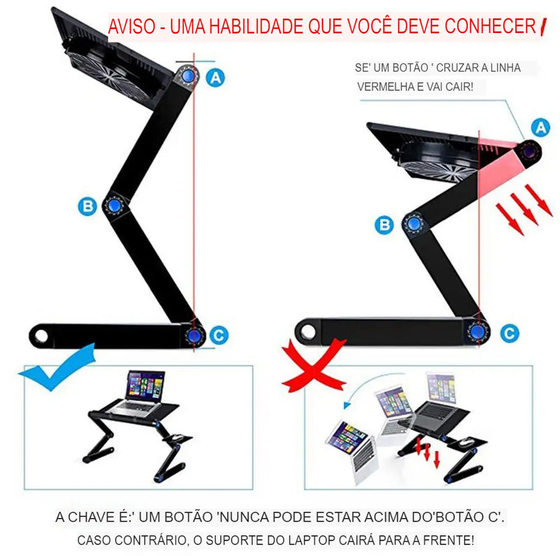 Suporte Para Notebook E Laptop Sofa, Cama Dobrável