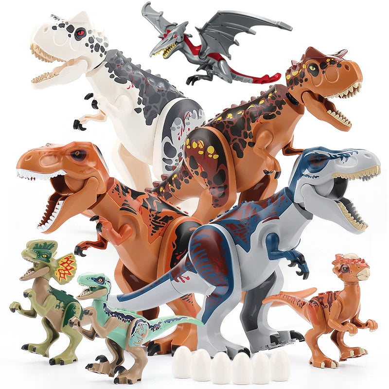 Jurassic Dino World Large Dinossauros, Variedades tipo: Velociraptor, T-Rex, Triceratops, Indominus Rex, Brinquedos para Crianças