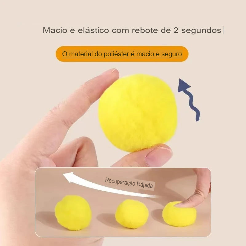 Brinquedo Pistola Lançadora de Bolas para Pets