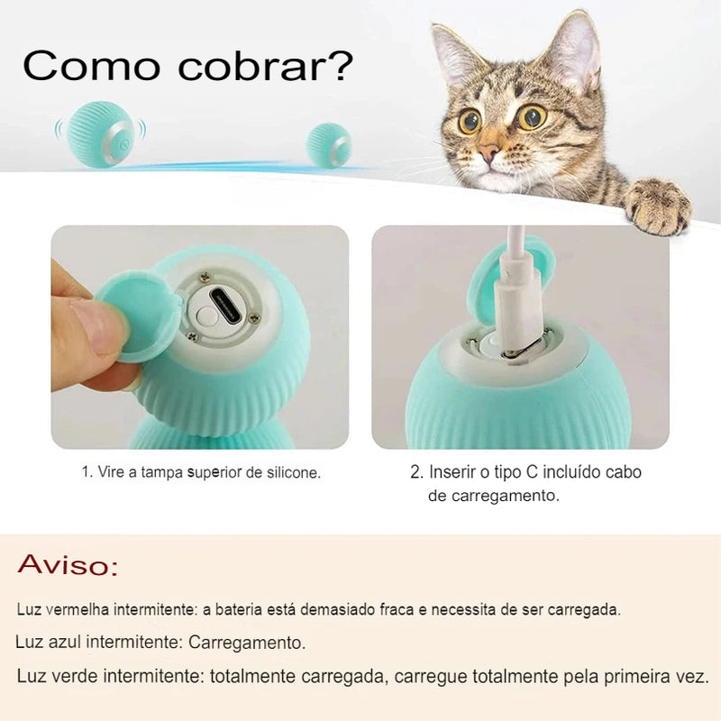 Brinquedo Interativo Inteligente, Elétricos Para Gatos