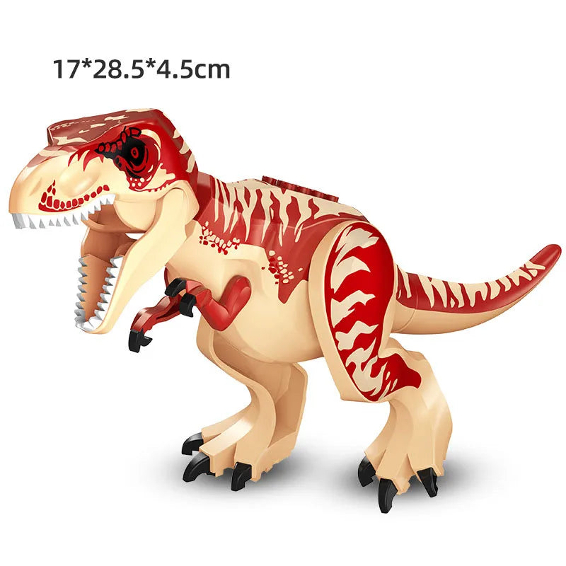 Jurassic Dino World Large Dinossauros, Variedades tipo: Velociraptor, T-Rex, Triceratops, Indominus Rex, Brinquedos para Crianças