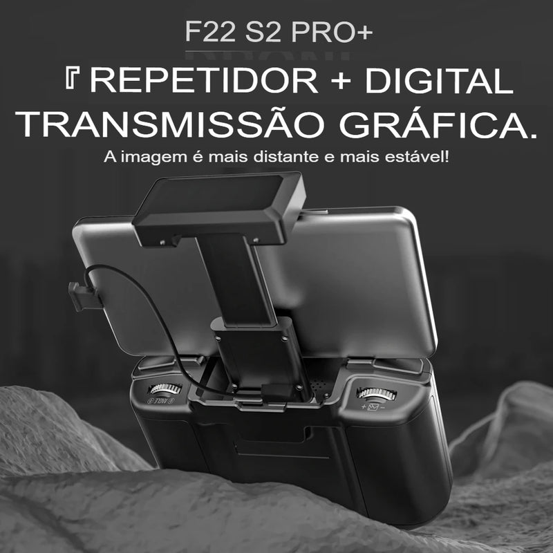 Drone Profissional SJRC F22 S2 PRO+ com Câmera 4K e GPS