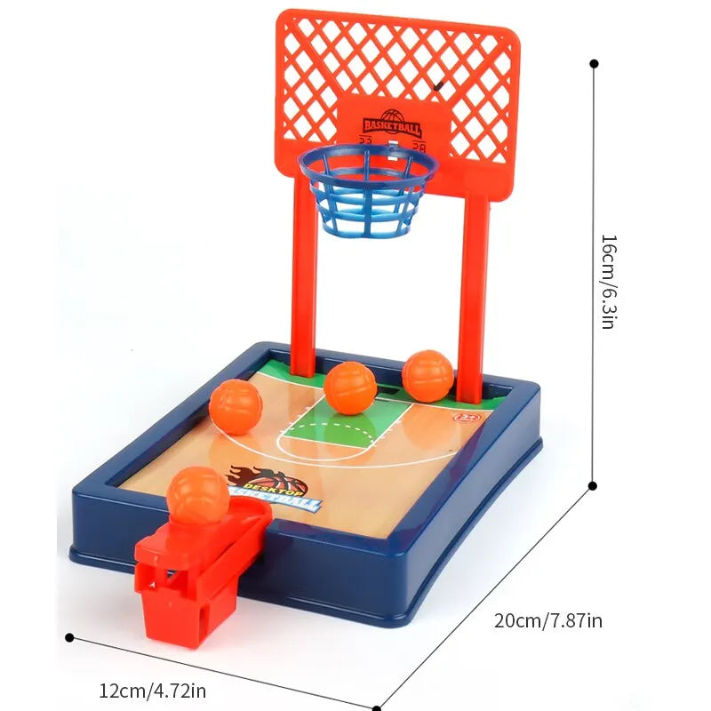 Mini Basketball Stand - Jogo de Basquete Mini Mesa Portátil para Viagem