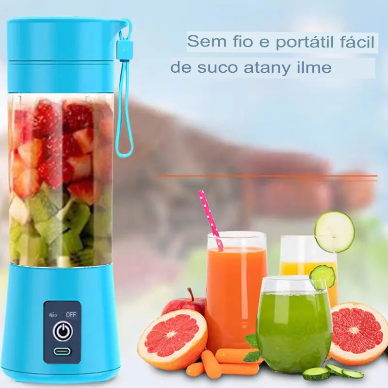 Novo Mini Liquidificador Portátil Elétrico Mini Shake