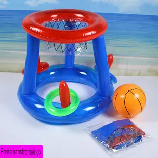 Cesta De Basquete Flutuante Para Piscina