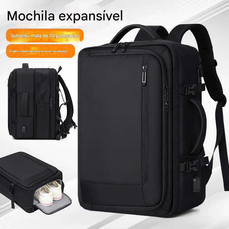 Nova Mochila Multifuncional Portátil Recarregável Extensível